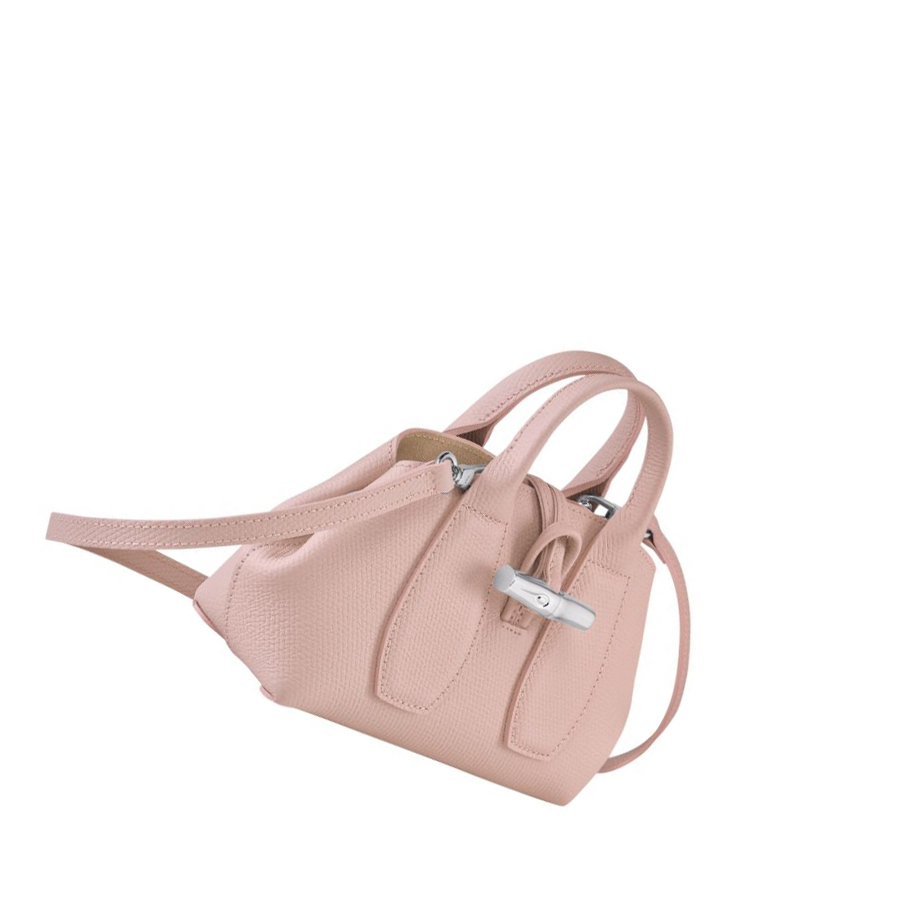 Longchamp Roseau XS Håndveske Dame Lyse Rosa | NO-ZH5327