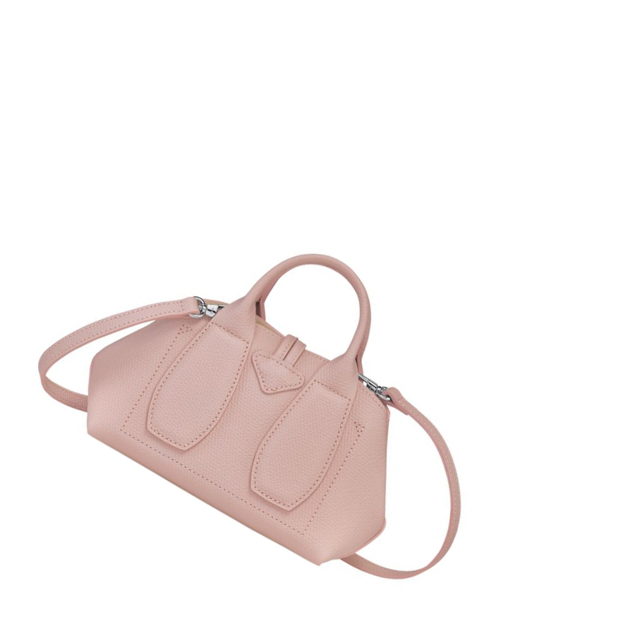 Longchamp Roseau XS Håndveske Dame Lyse Rosa | NO-ZH5327