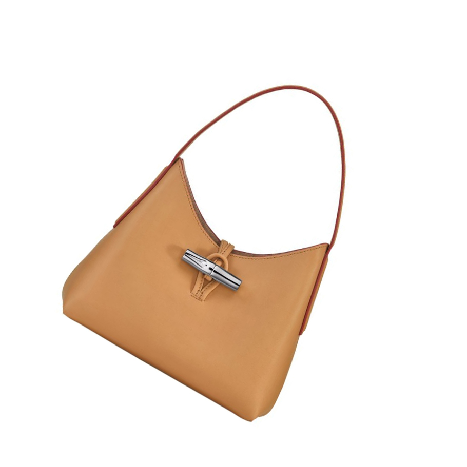 Longchamp Roseau XS Skulderveske Dame Brune | NO-XD5017