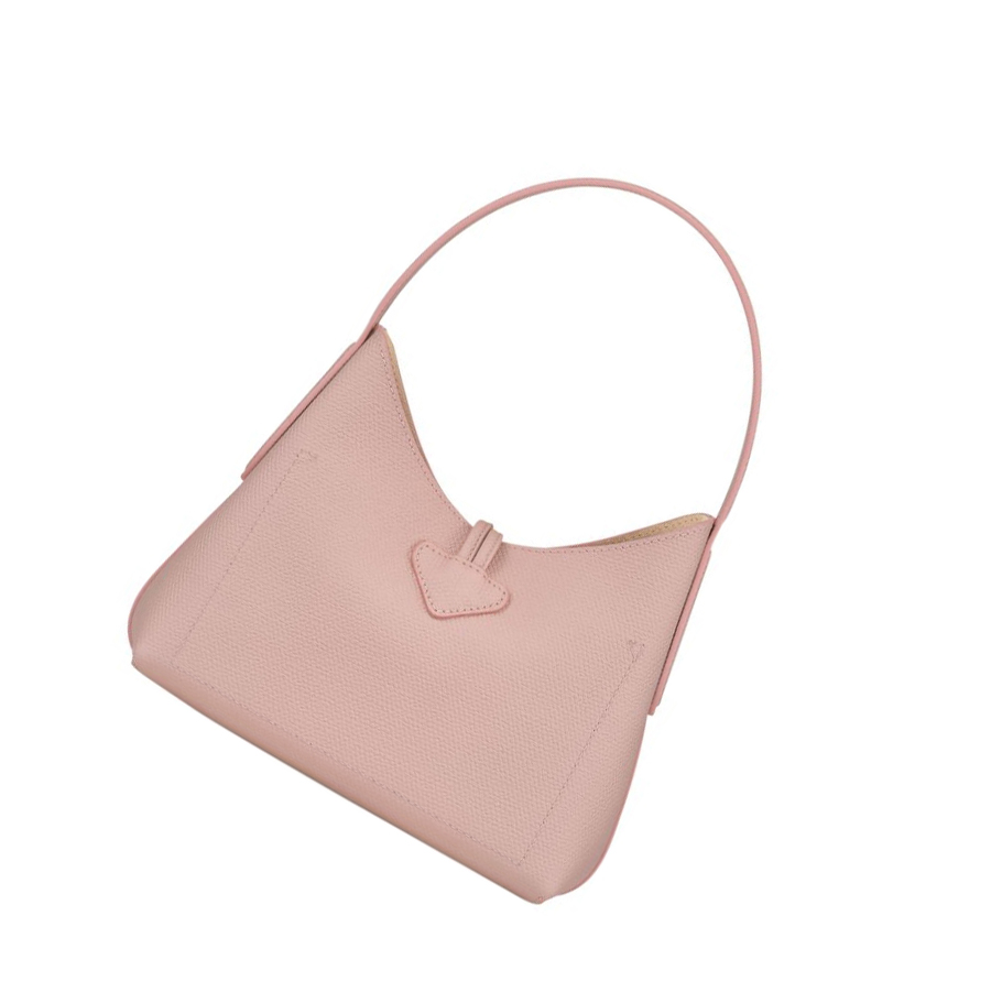 Longchamp Roseau XS Skulderveske Dame Lyse Rosa | NO-HB2965