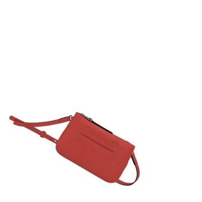 Longchamp 3D Crossbody Veske Dame Rød | NO-TP3207