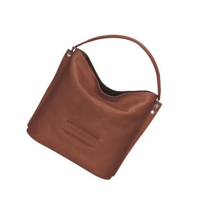 Longchamp 3D Skulderveske Dame Brune | NO-XQ3604