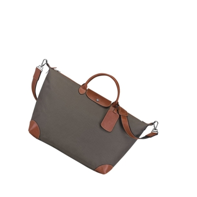 Longchamp Boxford L Reiseveske Dame Brune | NO-DH0563