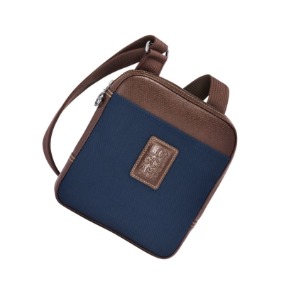 Longchamp Boxford S Crossbody Veske Herre Marineblå | NO-JL1978