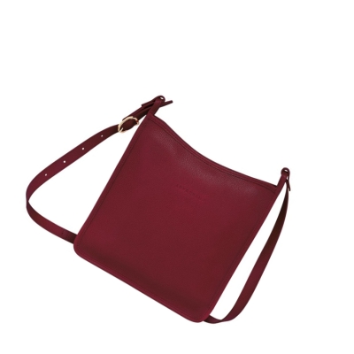 Longchamp Le Foulonné L Crossbody Veske Dame Rød | NO-ED8976