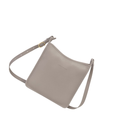 Longchamp Le Foulonné L Crossbody Veske Dame Grå | NO-KY1834