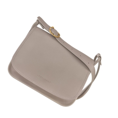 Longchamp Le Foulonné L Crossbody Veske Dame Grå | NO-TN7023