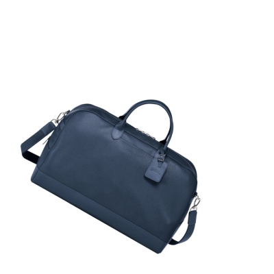 Longchamp Le Foulonné L Reiseveske Dame Marineblå | NO-SF3847