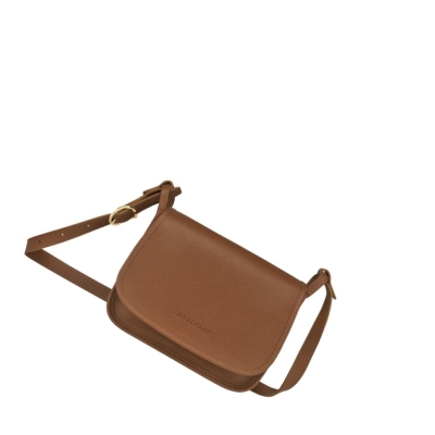 Longchamp Le Foulonné M Crossbody Veske Dame Brune | NO-VT6429