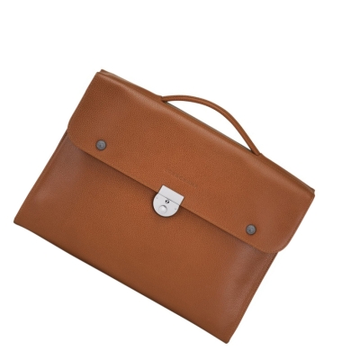 Longchamp Le Foulonné M Kofferter Dame Brune | NO-IB0239