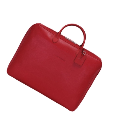 Longchamp Le Foulonné Reiseveske Dame Rød | NO-UP3027