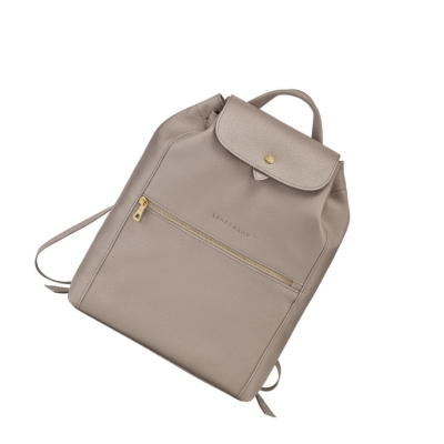 Longchamp Le Foulonné Ryggsekk Dame Grå | NO-KC4186