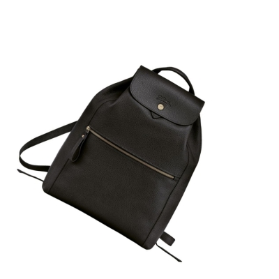 Longchamp Le Foulonné Ryggsekk Dame Svarte | NO-LH0817