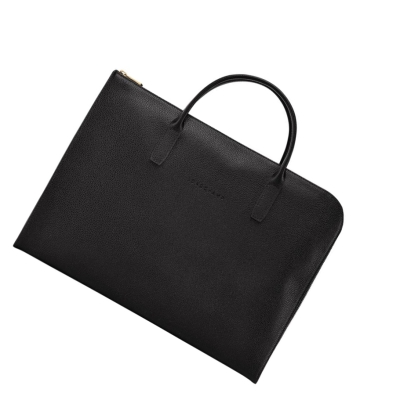 Longchamp Le Foulonné S Kofferter Dame Svarte | NO-HK6240