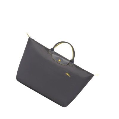 Longchamp Le Pliage Club L Reiseveske Dame Grå | NO-FW2761