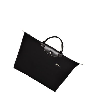 Longchamp Le Pliage Club L Reiseveske Dame Svarte | NO-XF2784