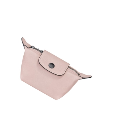 Longchamp Le Pliage Cuir Myntpung Herre Rosa | NO-NP9041