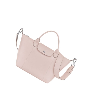 Longchamp Le Pliage Cuir S Håndveske Dame Rosa | NO-LD0275