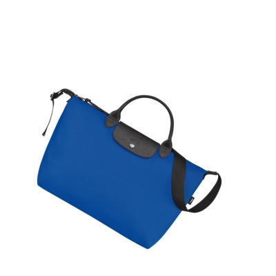 Longchamp Le Pliage Energy L Håndveske Dame Blå | NO-MR3908