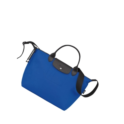 Longchamp Le Pliage Energy M Håndveske Dame Blå | NO-LR9324