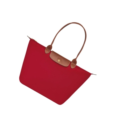 Longchamp Le Pliage Original L Skulderveske Dame Rød | NO-BJ0862