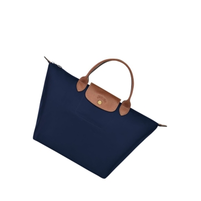 Longchamp Le Pliage Original M Håndveske Dame Marineblå | NO-BI8912