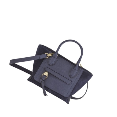 Longchamp Mailbox S Håndveske Dame Marineblå | NO-DH2590