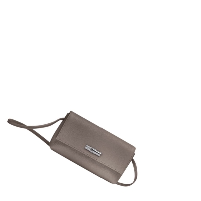 Longchamp Roseau Essential Pouches Dame Grå | NO-DO1692