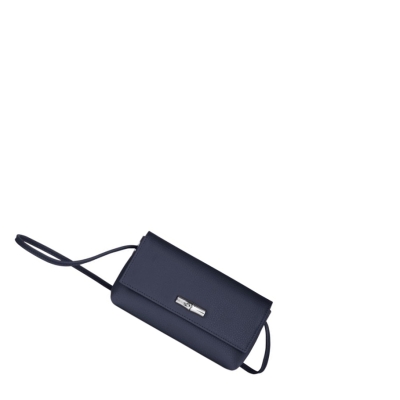 Longchamp Roseau Essential Pouches Dame Marineblå | NO-PC7406