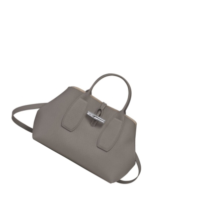 Longchamp Roseau M Håndveske Dame Grå | NO-RN2690