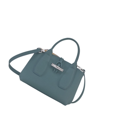 Longchamp Roseau S Håndveske Dame Blå | NO-MR3875