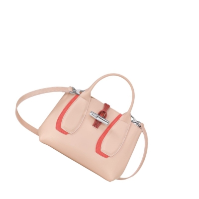 Longchamp Roseau Shadow S Håndveske Dame Lyse Rosa | NO-QR2816