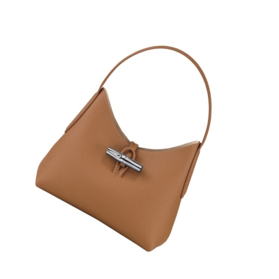 Longchamp Roseau XS Skulderveske Dame Beige | NO-SO2458